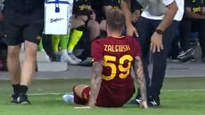 Fatalne wieści z obozu AS Roma. Zalewski zaliczył niefortunny upadek [WIDEO]