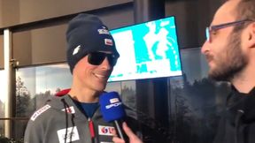 Skoki narciarskie. Puchar Świata Kuusamo 2019. Znamienne okulary Piotra Żyły. Nie opuszcza go dobry humor