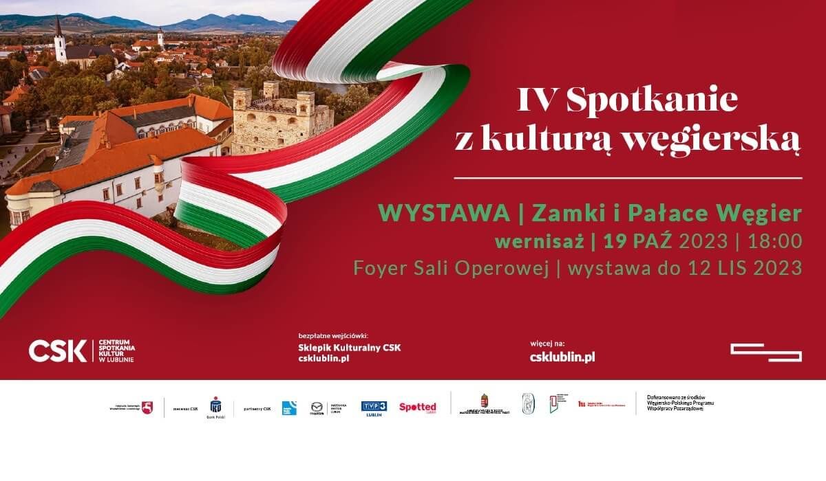 grafika Wystawa Zamki i pałace Węgier