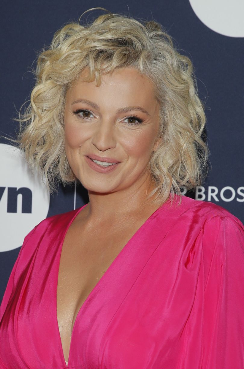 Dorota Szelągowska pozuje na ramówce TVN