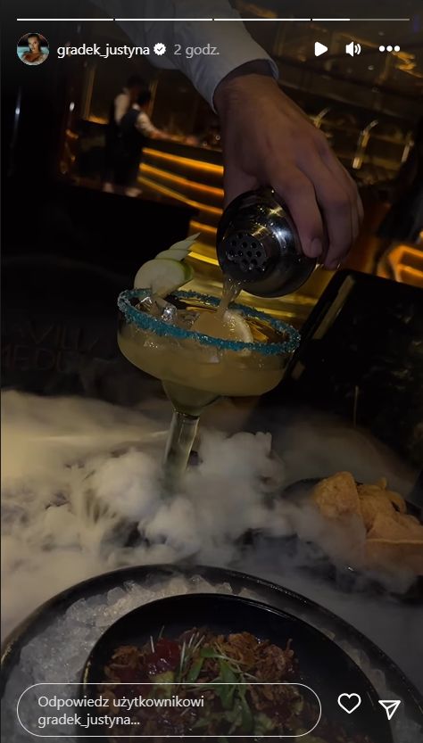 Justyna Gradek relacjonuje wizytę w restauracji