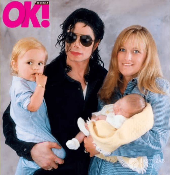 Debbie Rowe i Michael Jackson z dziećmi