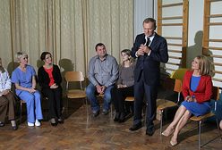 Donald Tusk w... szkole rodzenia