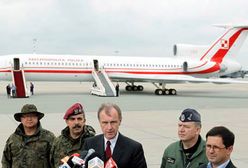 Pierwszy lot Tu-154 po remoncie - minister na pokładzie