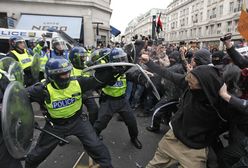 Starcia z policją na ulicach Londynu