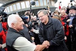 Komorowski: stąd jest pewnie bliżej do Pana Boga