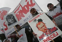 Zadyma i protest w Poznaniu; związkowiec w szpitalu