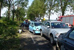 Karambol na Dolnym Śląsku - zderzyło się 12 aut