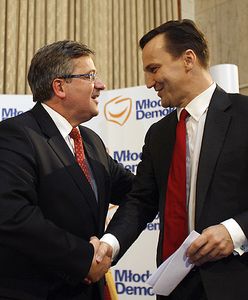 Sikorski chce starcia z Komorowskim przed kamerami