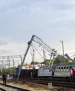Wykolejony pociąg TLK - 70 osób w szpitalach
