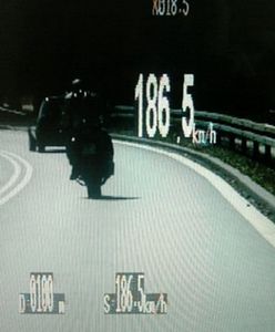 Uciekał przed policją 190 km/h - dostał 64 pkt. karne