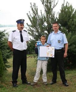 Dyplom dla 12-latka, który pomógł uratować załogę jachtu