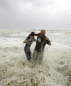 Huragan Ike zagraża wieżowcom w Houston
