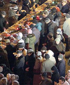 Stół gigant w Radomiu