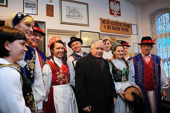 Prezydent Lech Kaczyński po wizycie na Pomorzu