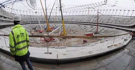 Oszukani przedsiębiorcy chcą zablokować Stadion Narodowy w dniu otwarcia Euro
