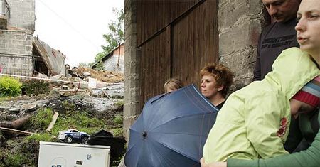 W Lanckoronie znowu osunęła się ziemia - będą eksmisje?