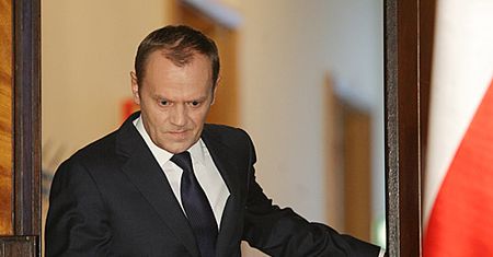 Tusk i Putin na miejscu katastrofy w Smoleńsku