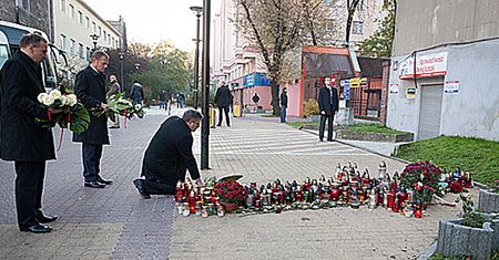 Na pogrzebie M. Rosiaka wieniec od sejmu bez PiS