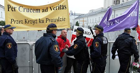 Młodzieżówka SLD: pod Pałacem "nielegalne zgromadzenie"