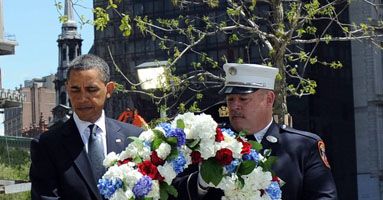 Obama odwiedził Strefę Zero