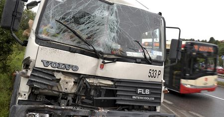 14 osób rannych w wypadku autobusu w Gdańsku