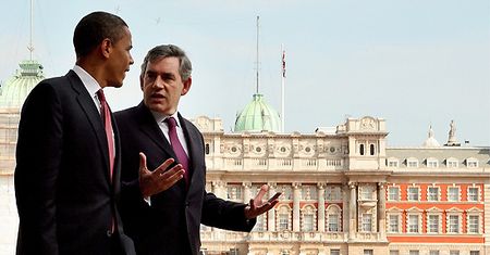 Barack Obama na Downing Street