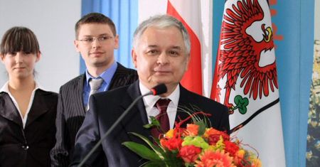 Niespodziewany koniec wizyty L.Kaczyńskiego w Gorzowie