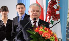 Niespodziewany koniec wizyty L.Kaczyńskiego w Gorzowie