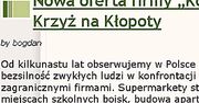 Ponury żart? "Poszukiwani obrońcy krzyża"