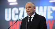 Kaczyński przeprosił PSL - na planszy, przez 14 sekund
