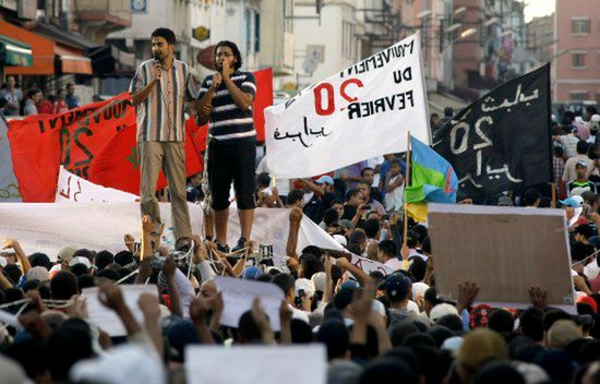 Tysiące manifestantów na ulicach Casablanki