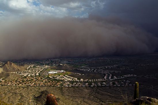 Gigantyczna burza piaskowa paraliżuje Arizonę