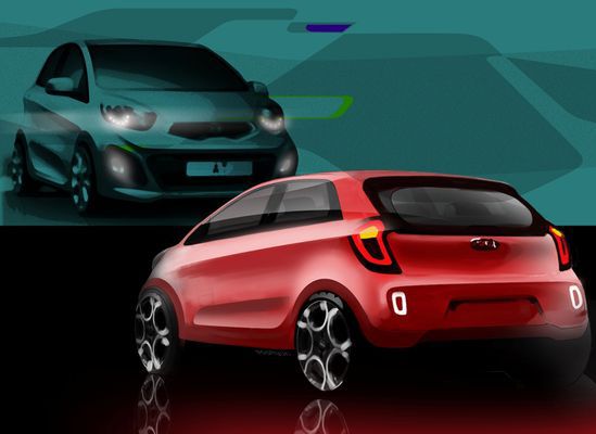 Kia Picanto 2011: Pierwsze szkice