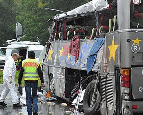 "Horror na autostradzie" - prasa niemiecka o wypadku