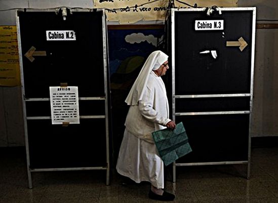 Włosi niechętnie głosują