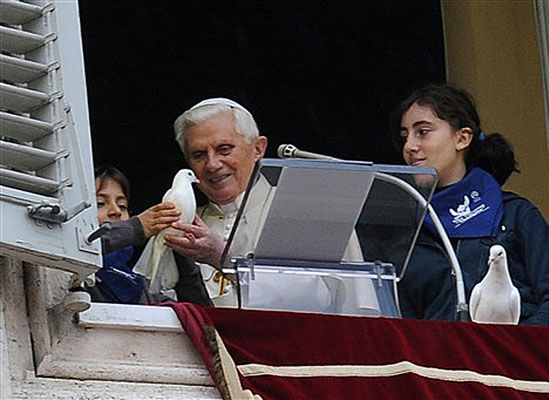 Zabawny incydent w apartamencie Benedykta XVI