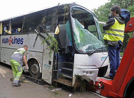 Wypadek polskiego autobusu, 2 osoby zginęły