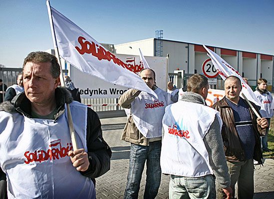 Kierowcy protestują, bo pobili ich kolegów w Holandii