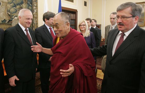 Dalajlama spotkał się z polskimi parlamentarzystami