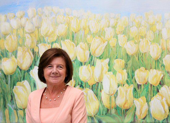 Pierwsza dama otrzymała cebulkę tulipana "M. Kaczyńska"
