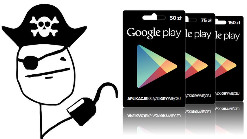 Karty upominkowe Google Play już w Polsce. Czy pomogą Google'owi w walce z piractwem? 1