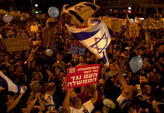 Wielkie demonstracje w Izraelu