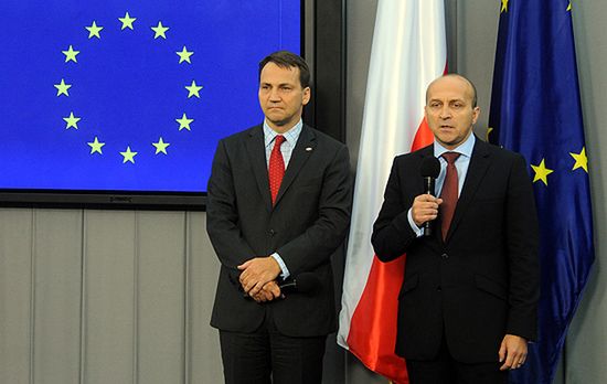 Niespodziewany gość na konferencji PO