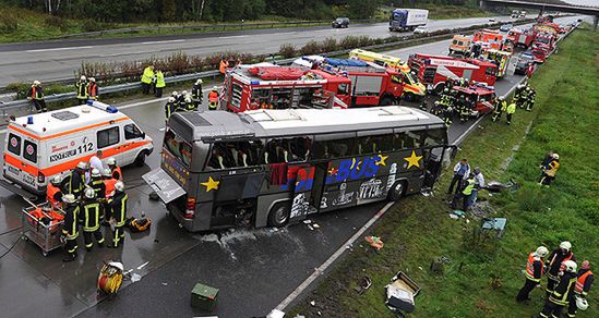 Mały szczegół mógł uratować pasażerów polskiego autokaru