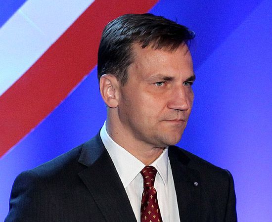 Sikorski: szkodliwe słowa Kaczyńskiego o Białorusi