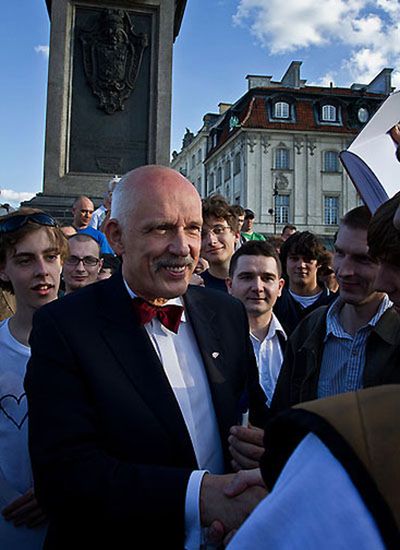 Korwin-Mikke kandyduje; "Nie okradajcie bogatych!"