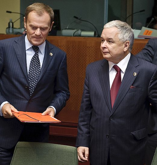 L. Kaczyński i Tusk: chcemy Wam powiedzieć...