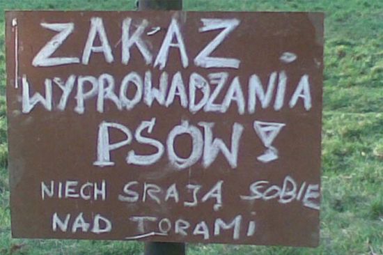 "Od dotknięcia kupy ręce nie usychają i nie odpadają"