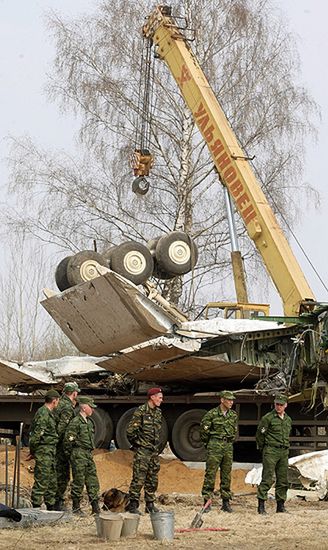 Prezydencki Tu-154 wystartował z opóźnieniem